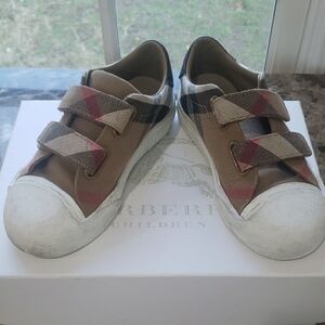 Burberry Kids' Tan and White Shoes